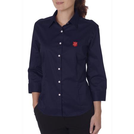 Twill Blouse Navy