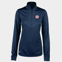 Eds 1/4 Zip Navy Women Large (Item #UNEDS14NW3)