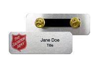 Name Badges- Silver/Double Clutch