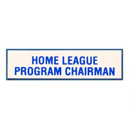 Hl Program Chairman