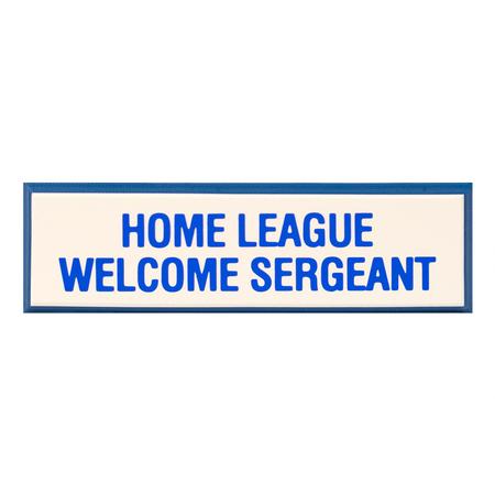 Home League Welcome Sgt