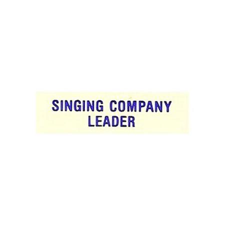 Singing Company Leader