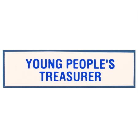 Young Peoples Treasurer