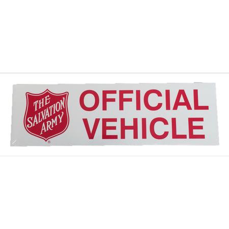 Official Vehicle Magnetic Sign 6x20 Set Of 2
