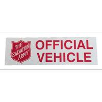 Official Vehicle Magnetic Sign 6x20 Set Of 2