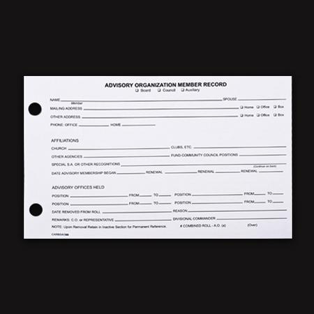 Roll Sheet Adv Orgz Mbr Rec