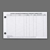 Roll Sheet Summary Adv Orgz