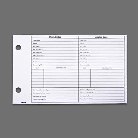 Roll Sheet Cradle Roll