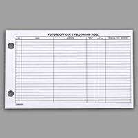 Roll Sheet Future Officers