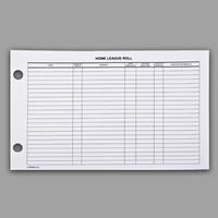 Roll Sheet Home League
