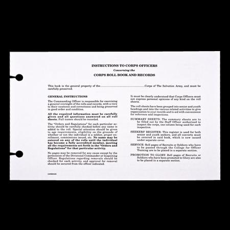 Roll Sheet Instructions
