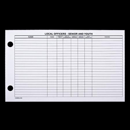 Roll Sheet Lo Off Jr Sr