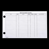 Roll Sheet Mens Fellowship