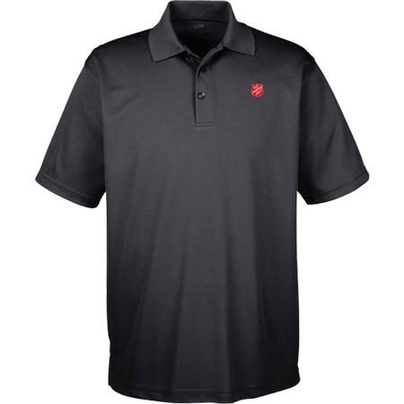 Polo M Dry Mesh Black Md -clearance