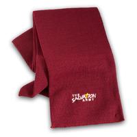 Scarf Maroon Acrylic With TSA Logo