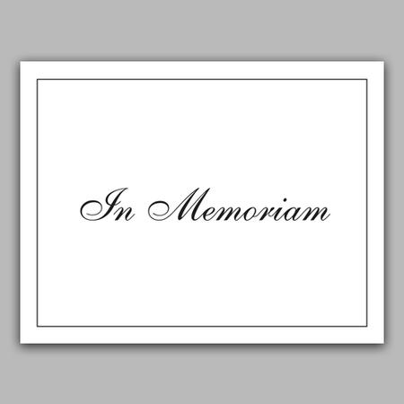 In Memoriam Card-F58