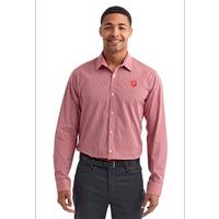 Gingham Red Shirt Shield Mens
