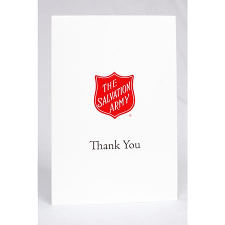 Thank You Card Shield with Envelopes 50 Pack