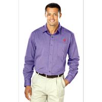 Shirt Plum W Shield Men 5x - Final Sale (Item #UNSHPLUM8)