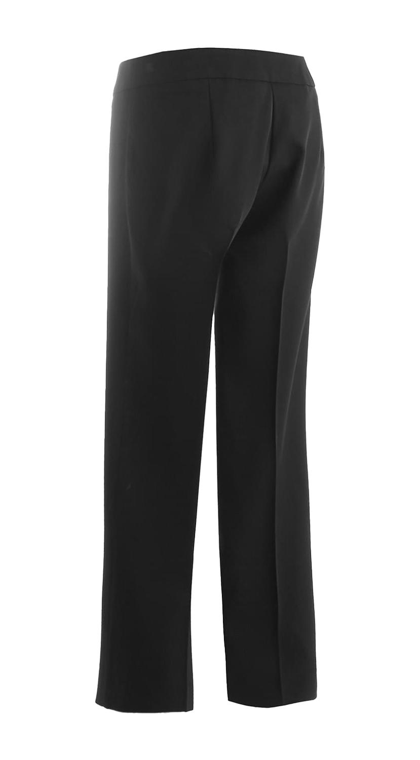 Slacks World Salvation Army | Women's Black Poly Spandex Slacks